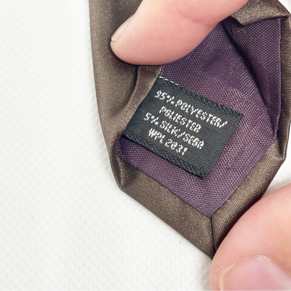 Vintage Halston III patterned neck tie silk blend - Picture 2 of 7